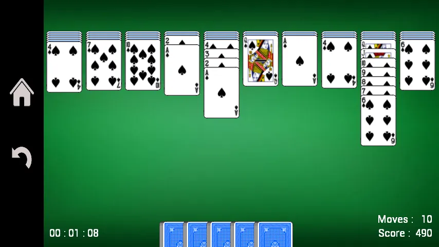 Spider Solitaire  [МОД Много монет] Screenshot 1