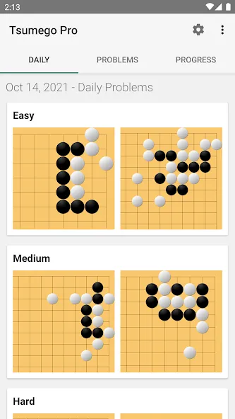 Tsumego Pro (Go Problems) (Цумего Про)  [МОД Меню] Screenshot 3