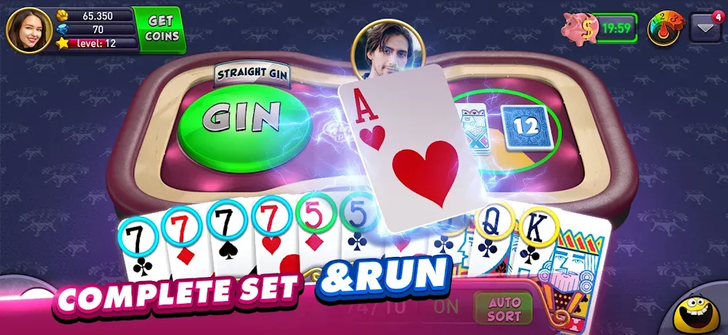 Gin Rummy Plus: Fun Card Game (Джин Рамми Плюс)  [МОД Unlimited Money] Screenshot 4