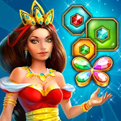 Взлом Lost Jewels - Match 3 Puzzle (Лост Джуэлс)  [МОД Много монет] - последняя версия apk на Андроид