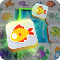 Скачать взлом Mahjong Connect Fish World (Мацзян Коннект Рыбный Мир)  [МОД Бесконечные монеты] - полная версия apk на Андроид