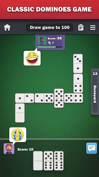 Dominoes online - play Domino!  [МОД Бесконечные монеты] Screenshot 1