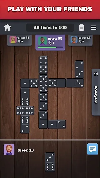 Dominoes online - play Domino!  [МОД Бесконечные монеты] Screenshot 2