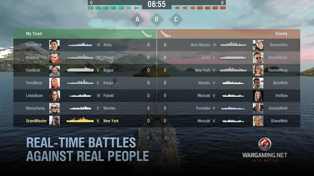 World of Warships Blitz War (Ворлд оф Варшипс Блиц Вар)  [МОД Бесконечные деньги] Screenshot 5