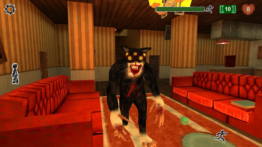 Cat Fred Evil Pet. Horror game  [МОД Mega Pack] Screenshot 1