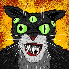 Скачать взлом Cat Fred Evil Pet. Horror game  [МОД Mega Pack] - последняя версия apk на Андроид