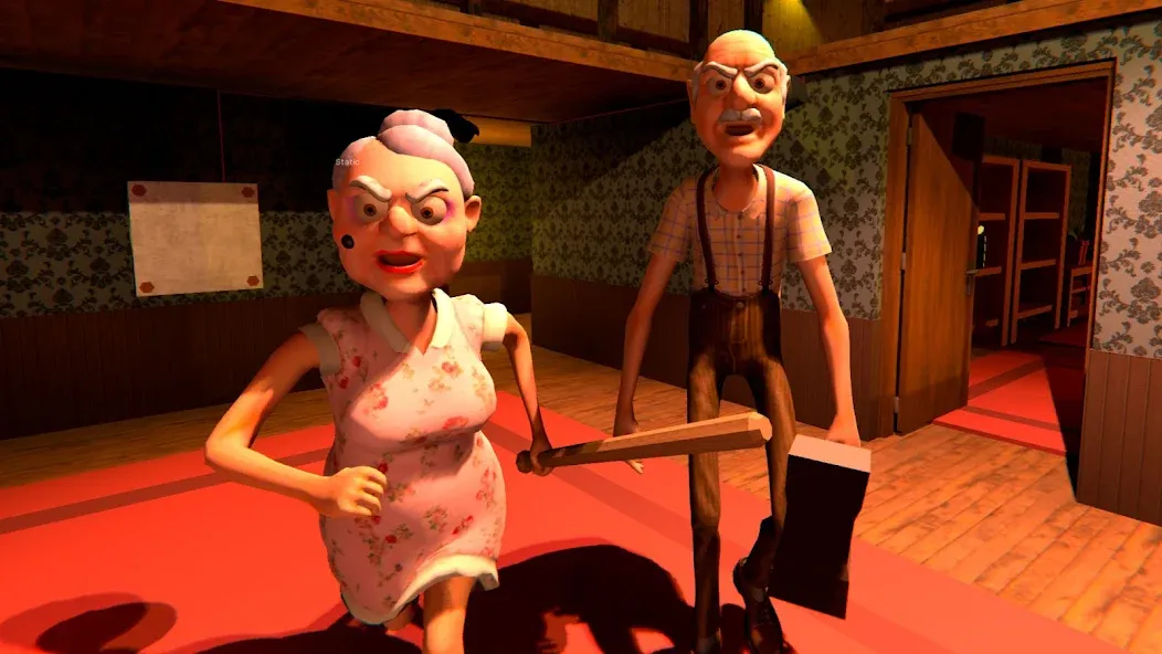 Grandpa And Granny Home Escape (Дедушка и бабушка сбегают из дома)  [МОД Mega Pack] Screenshot 2