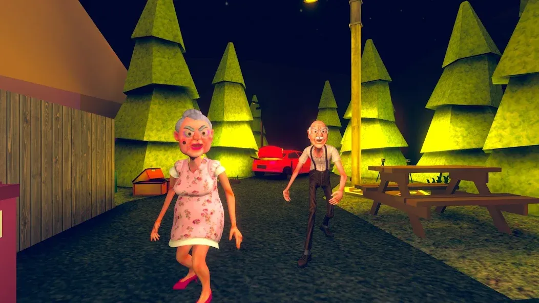 Grandpa And Granny Two Hunters (Дедушка и бабушка  два охотника)  [МОД Unlimited Money] Screenshot 1