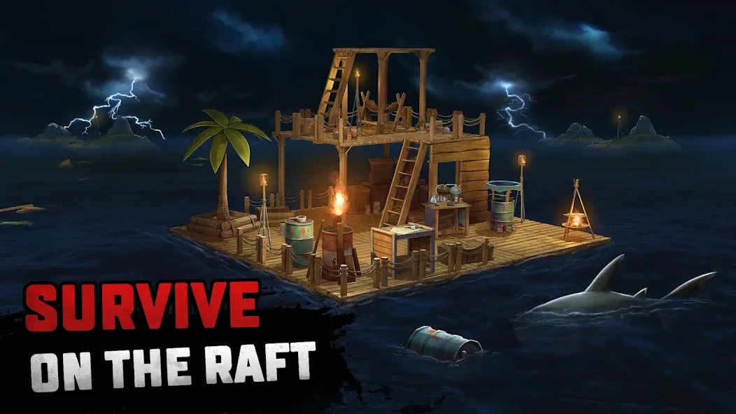 Raft® Survival - Ocean Nomad (Рафт)  [МОД Menu] Screenshot 1