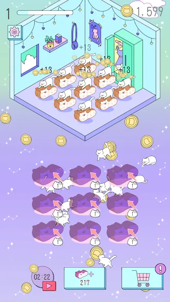 Purrfect Cats (Парфект кэтс)  [МОД Бесконечные деньги] Screenshot 2