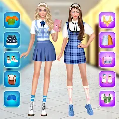 Скачать взломанную College Dress Up for Girls (Капель Макеовер)  [МОД Menu] - последняя версия apk на Андроид