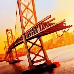 Скачать взлом Bridge Construction Simulator (Бридж Конструкшн Симулятор)  [МОД Mega Pack] - стабильная версия apk на Андроид