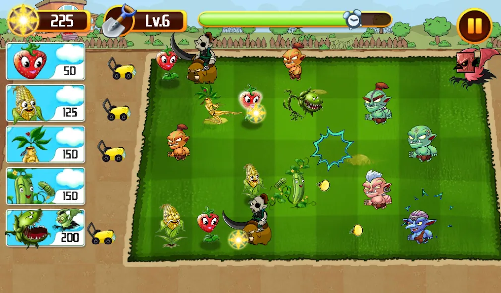 Plants vs Goblins 4 (Планты против Гоблинов 4)  [МОД Unlocked] Screenshot 1