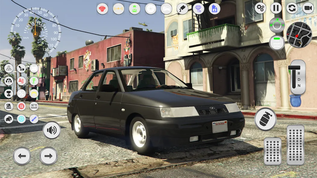 Lada 2110: Urban Simulator  [МОД Menu] Screenshot 1