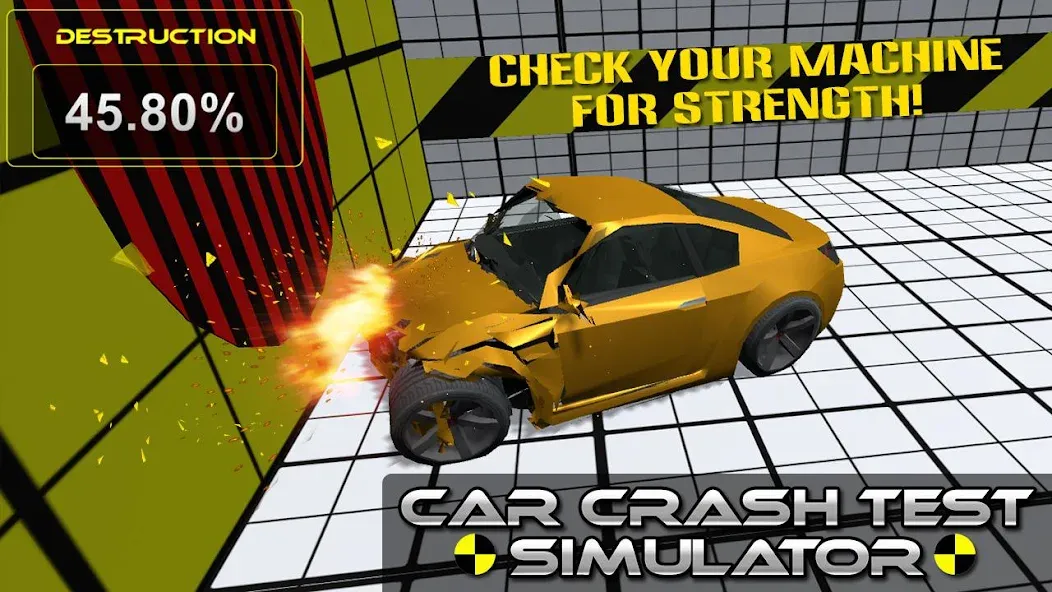 Car Crash Test Simulator  [МОД Menu] Screenshot 1