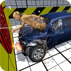 Взломанная Car Crash Test Simulator  [МОД Menu] - последняя версия apk на Андроид