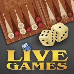 Скачать взломанную Backgammon LiveGames online  [МОД Меню] - стабильная версия apk на Андроид