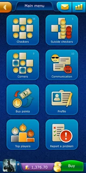 Checkers LiveGames online  [МОД Unlimited Money] Screenshot 1