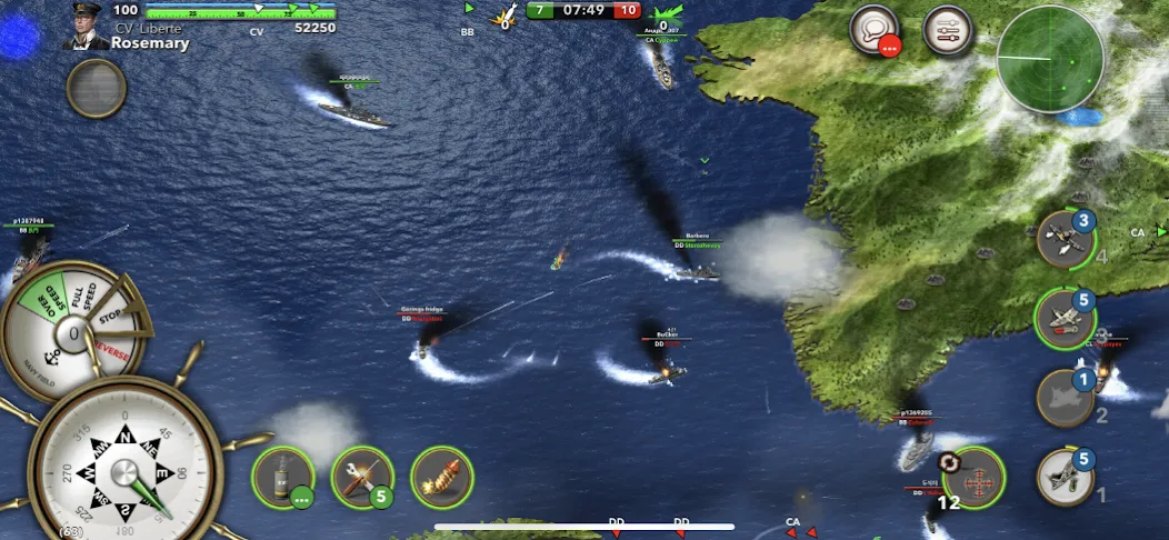 Navy Field: Online Sea Battles (НеиФилд)  [МОД Много денег] Screenshot 4