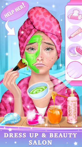 BFF Makeover - Spa & Dress Up  [МОД Бесконечные монеты] Screenshot 1