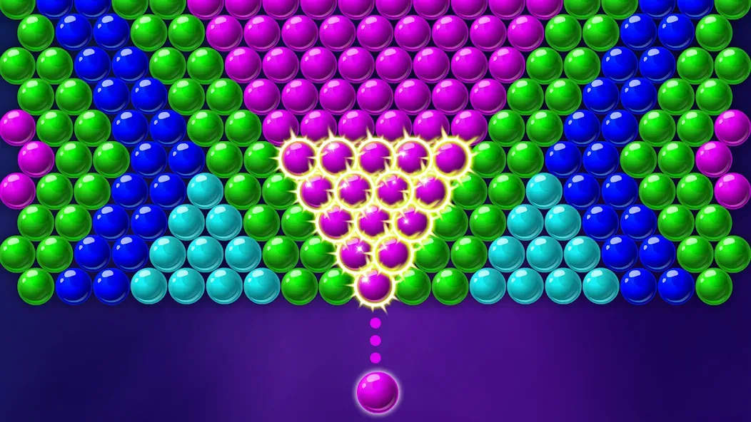 Bubble Shooter 2 (Бабл Шутер 2)  [МОД Бесконечные монеты] Screenshot 1