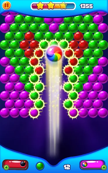 Bubble Shooter 2 (Бабл Шутер 2)  [МОД Бесконечные монеты] Screenshot 2