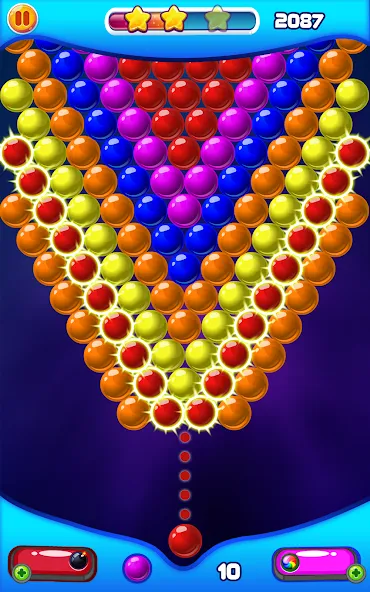 Bubble Shooter 2 (Бабл Шутер 2)  [МОД Бесконечные монеты] Screenshot 3