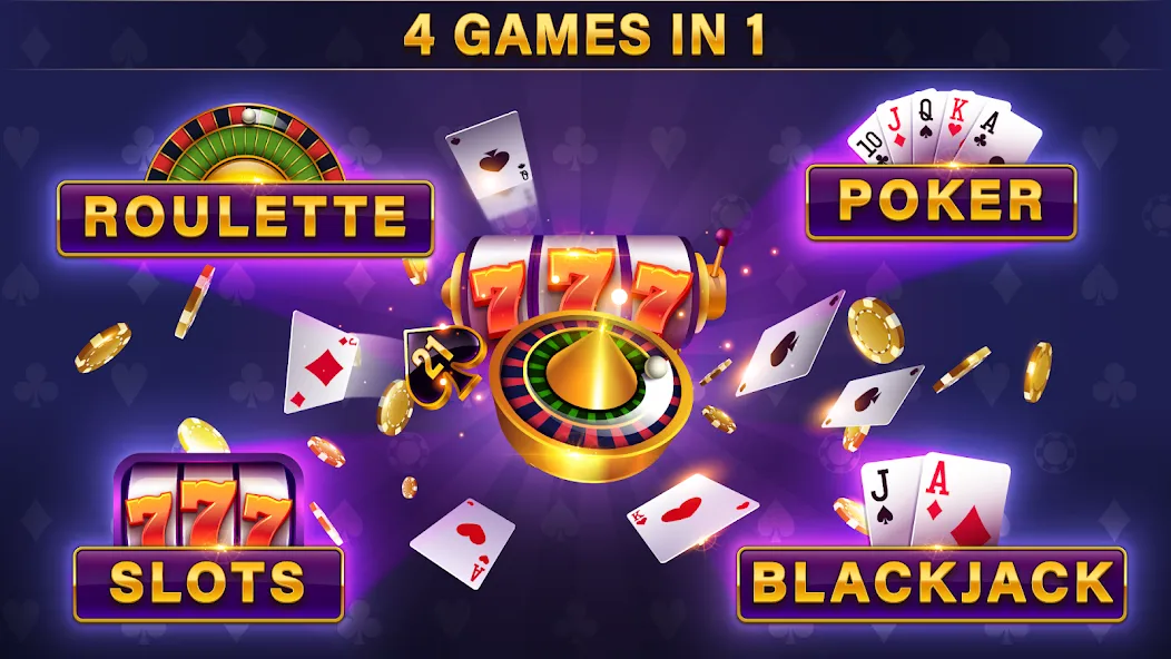 Casino All Star: Poker & Slots (Казино Олл Стар)  [МОД Unlimited Money] Screenshot 1