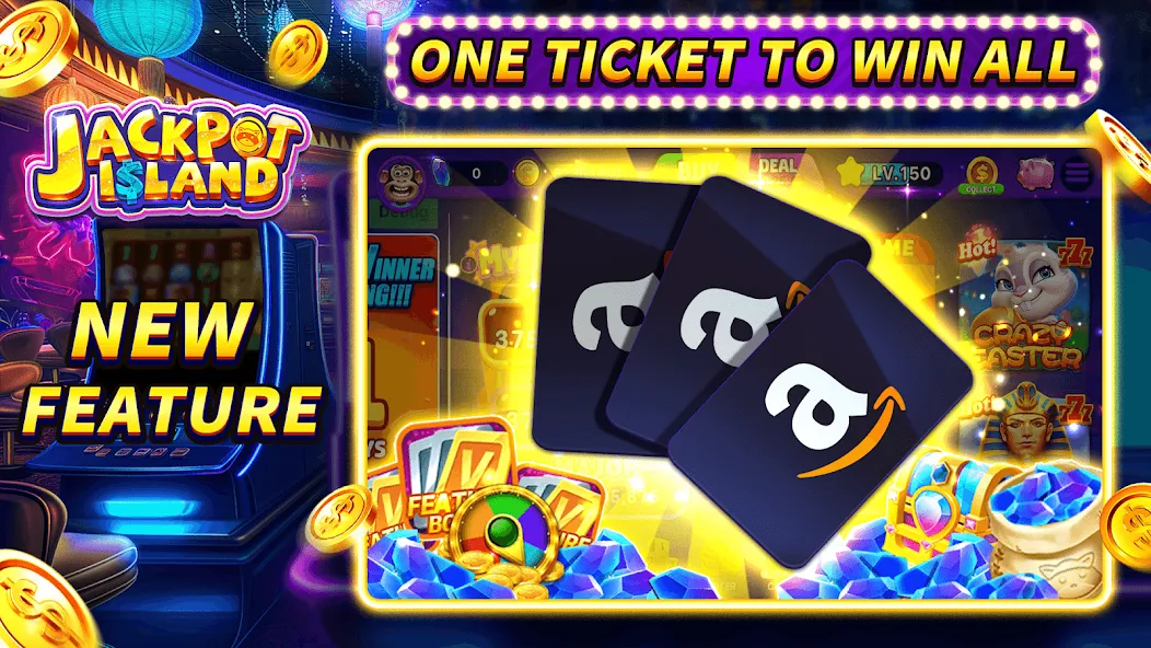 Jackpot Island - Slots Machine (Джекпот Айленд)  [МОД Unlocked] Screenshot 3