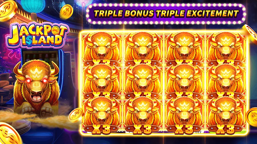 Jackpot Island - Slots Machine (Джекпот Айленд)  [МОД Unlocked] Screenshot 5