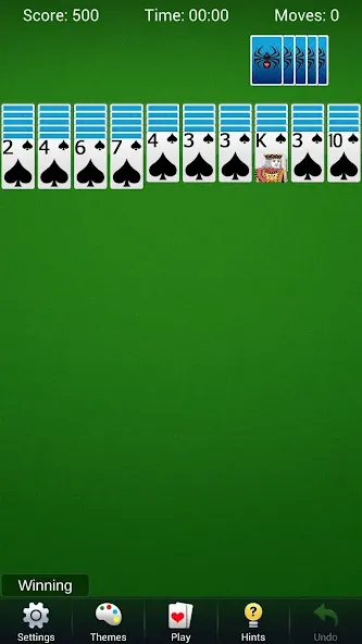 Spider Solitaire - Card Games  [МОД Все открыто] Screenshot 4