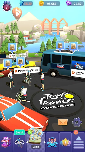 Tour de France Cycling Legends (Циклинг Легенды)  [МОД Меню] Screenshot 3