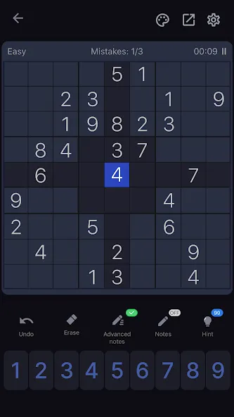 Sudoku - Classic Sudoku Puzzle  [МОД Все открыто] Screenshot 2