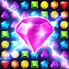 Скачать взлом Jewels Planet - Match 3 Puzzle  [МОД Menu] - полная версия apk на Андроид