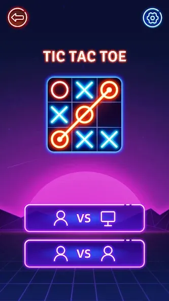 Tic Tac Toe 2 Player: XOXO  [МОД Бесконечные деньги] Screenshot 3