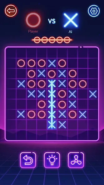 Tic Tac Toe 2 Player: XOXO  [МОД Бесконечные деньги] Screenshot 4