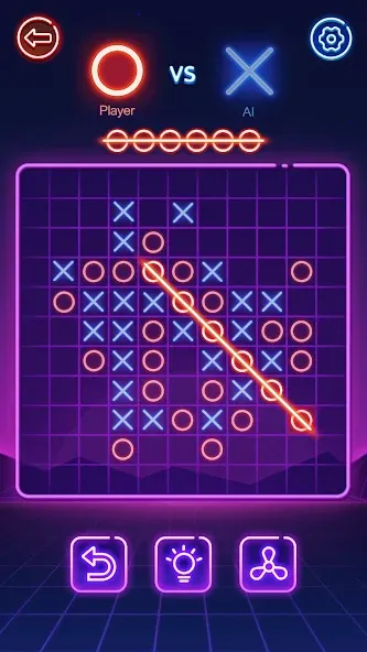 Tic Tac Toe 2 Player: XOXO  [МОД Бесконечные деньги] Screenshot 5