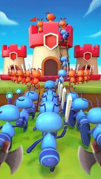 Ant Fight: Conquer the Tower  [МОД Бесконечные деньги] Screenshot 1