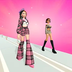 Скачать взломанную Fashion Battle - Dress up game (Фэшнбатл)  [МОД Все открыто] - последняя версия apk на Андроид