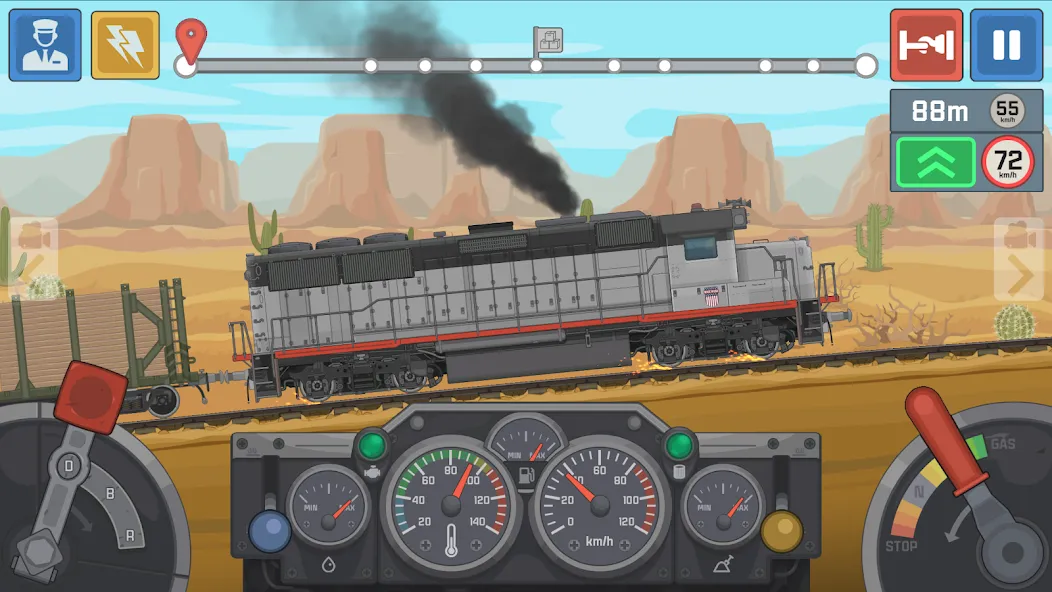 Train Simulator: Railroad Game (Трейн Симулятор)  [МОД Menu] Screenshot 1