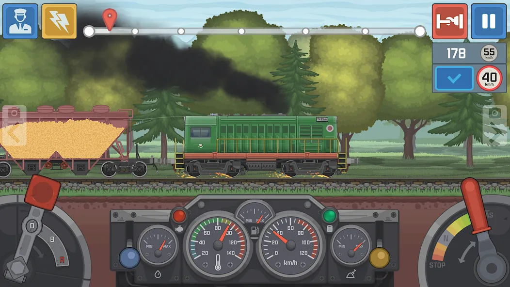 Train Simulator: Railroad Game (Трейн Симулятор)  [МОД Menu] Screenshot 4