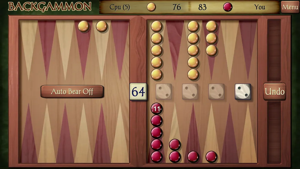 Backgammon (Бэкгаммон)  [МОД Menu] Screenshot 4