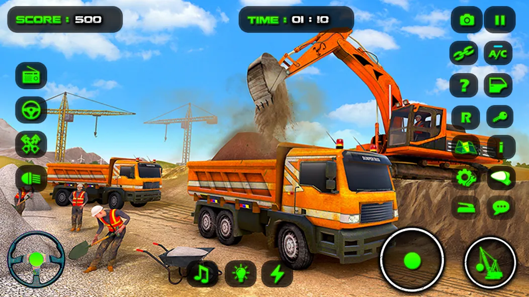 City Construction: Sand Games  [МОД Много монет] Screenshot 1