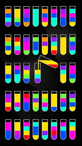 SortPuz 3D: Water Color Sort (СортПаз 3Д)  [МОД Mega Pack] Screenshot 1