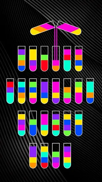 SortPuz 3D: Water Color Sort (СортПаз 3Д)  [МОД Mega Pack] Screenshot 2