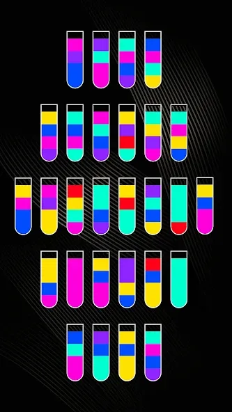 SortPuz 3D: Water Color Sort (СортПаз 3Д)  [МОД Mega Pack] Screenshot 5