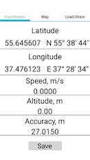  GPS Coordinates Altitude Speed Pro   - AD-Free