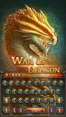  War of dragon godzilla Keyboard   - Full