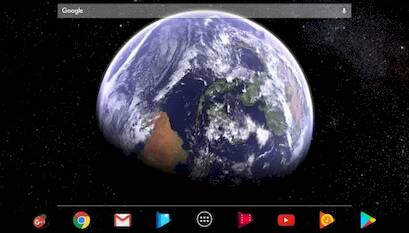  Earth & Moon in HD Gyro 3D Parallax Live Wallpaper   - AD-Free