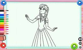  Elsa Coloring Games   -  